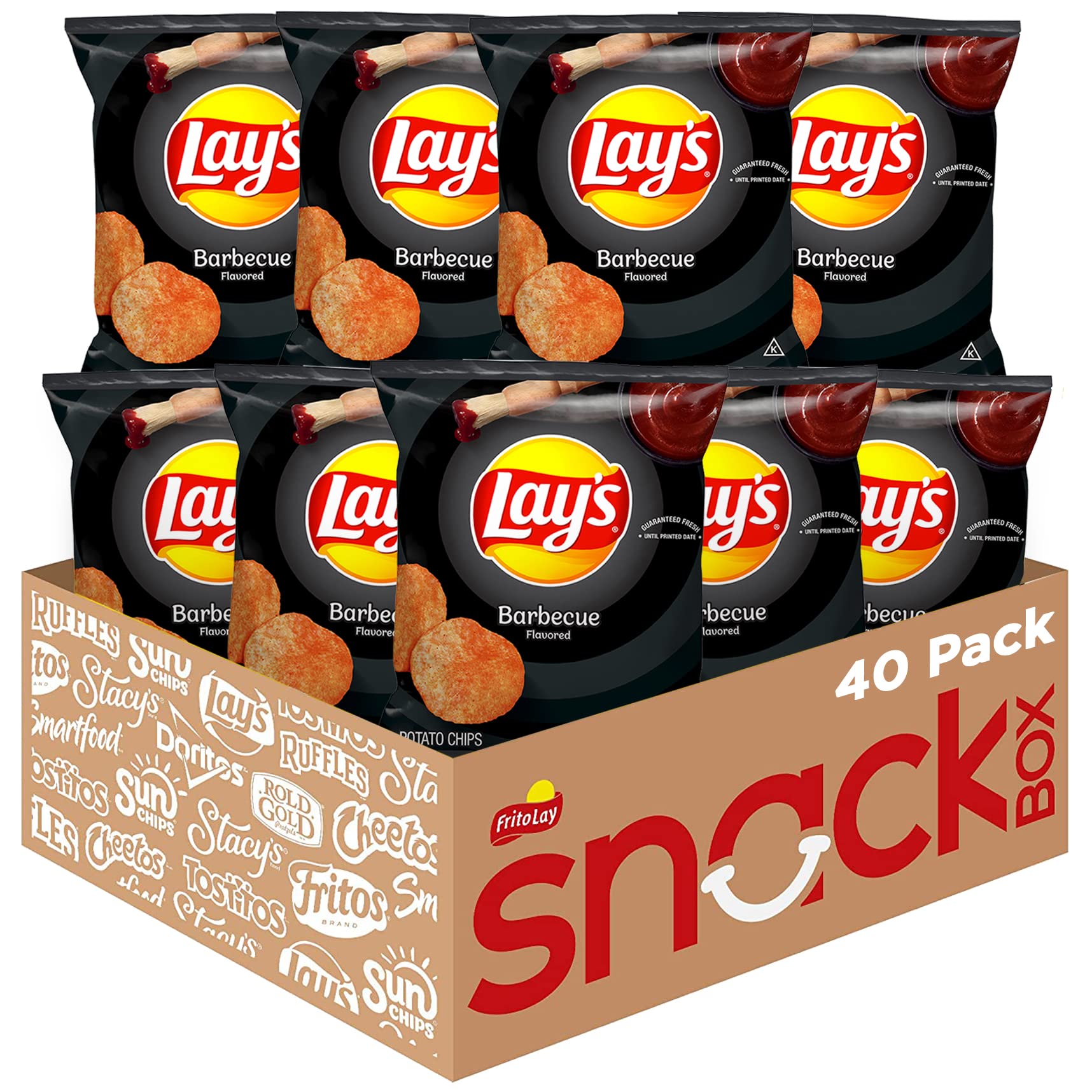 40-Count 1-Oz Lay's Barbecue Potato Chips $13.62 w/ S&S + Free Shipping w/ Prime or on orders over $35