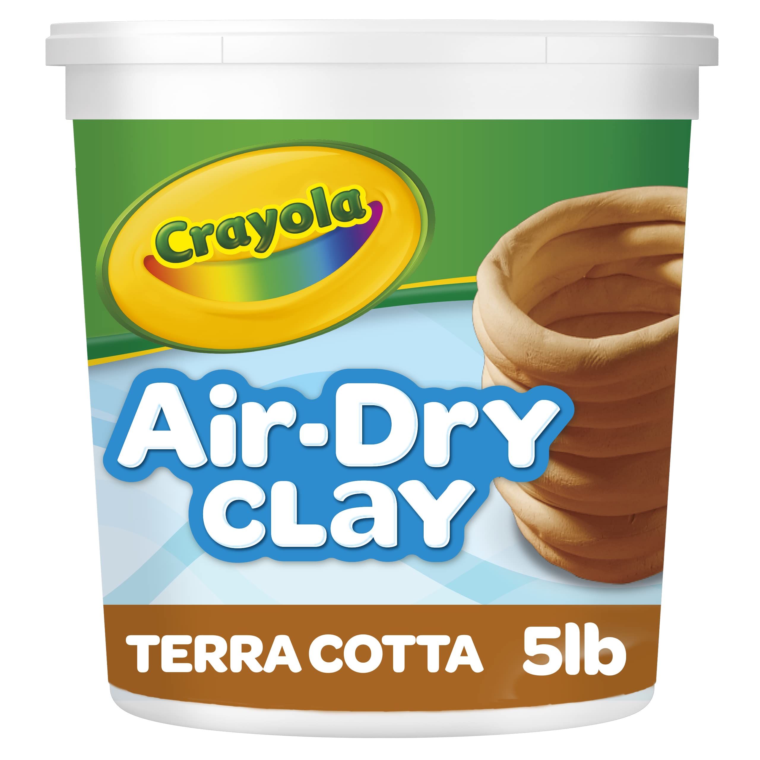 5-Pound Crayola Air Dry Clay for Kids (Terra Cotta) $7.13 + Free Shipping w/ Prime or on $35+