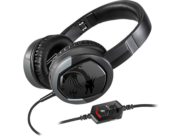 MSI Immerse GH30 V2 Foldable Gaming Headphones w/ Detachable Mic $22 + Free Shipping w/ Amazon Prime