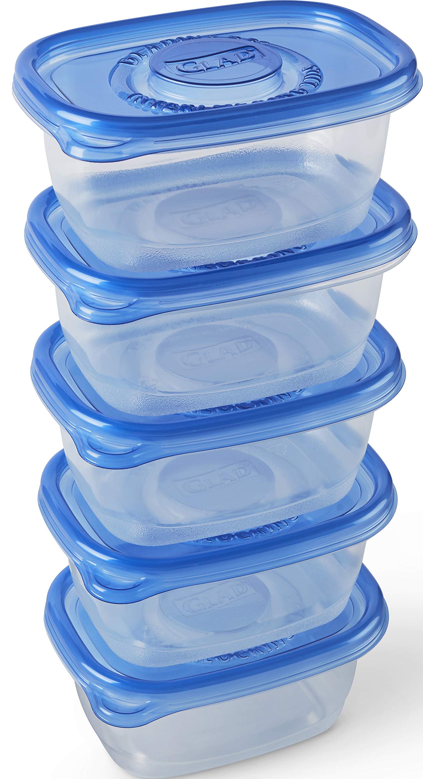 5-Pack 24-Oz GladWare Rectangle Soup & Salad Food Storage Containers (Medium) $3.41 + Free Shipping w/ Prime or on $35+