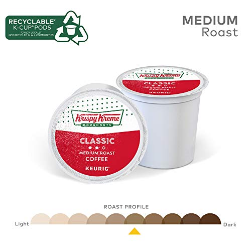 96-Count Krispy Kreme Classic Single-Serve Keurig K-Cup Pods (Medium Roast Coffee) $33.24 w/ S&S + Free Shipping w/ Prime or on $35+
