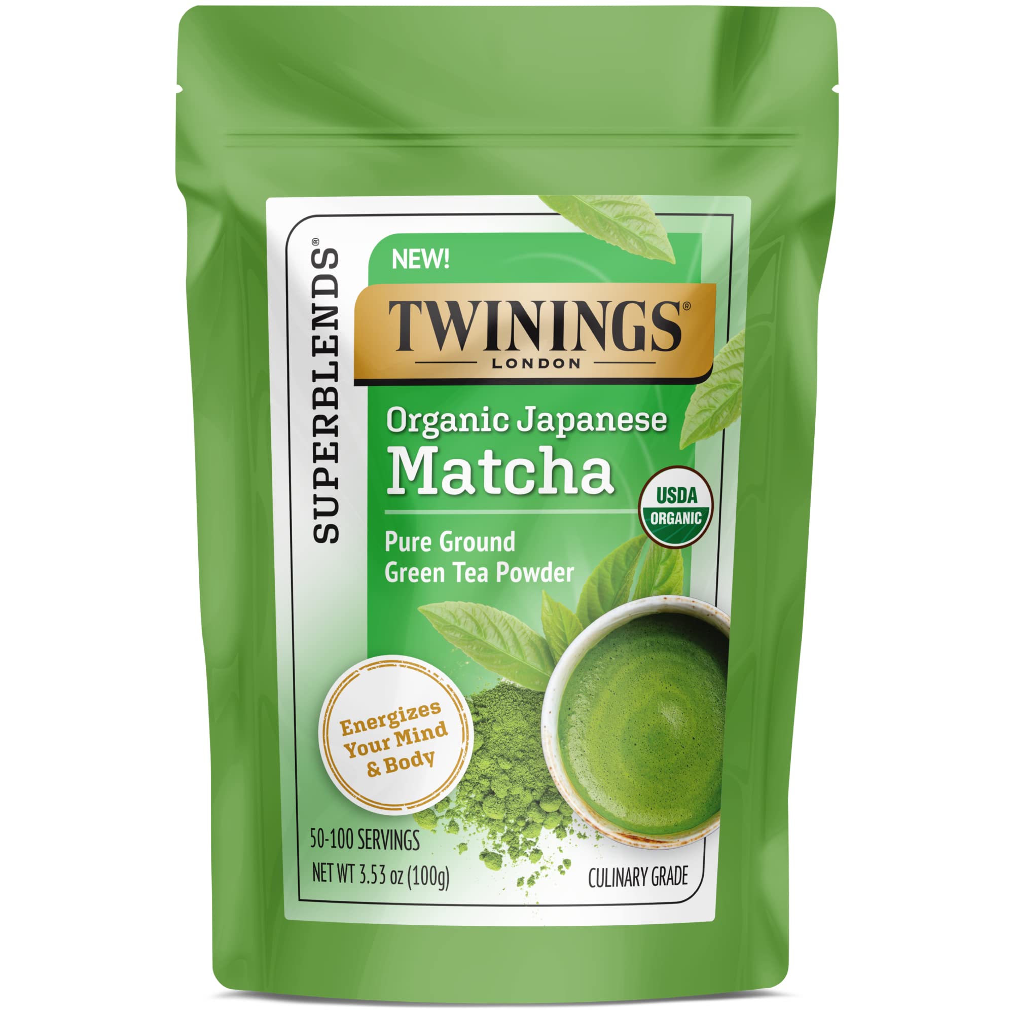 3.53-Oz Twinings Organic Japanese Matcha Pure Ground Green Tea Powder $6.78 w/ S&S + Free Shipping w/ Prime or Orders $25+