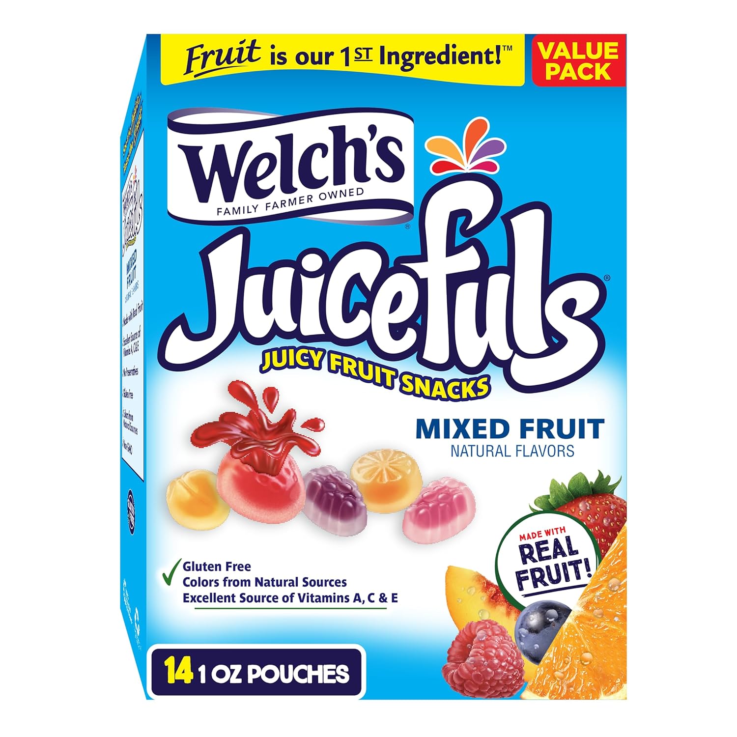 14-Pack 1-Oz Welch's Juicefuls Juicy Fruit Snacks $4.89 w/ S&S + Free Shipping w/ Prime or on $35+