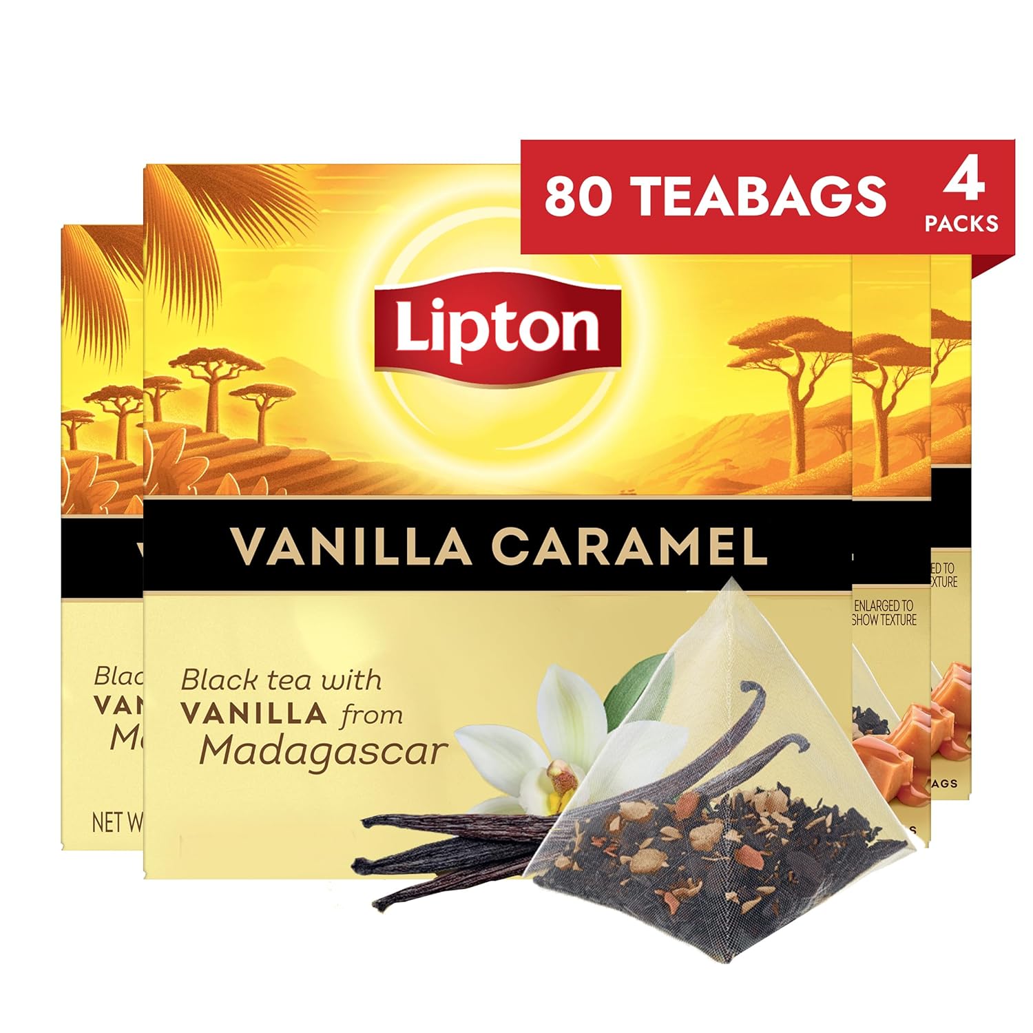 80-Count Lipton Pyramid Tea Bags (Various Flavors) $9.55 w/ S&S + Free Shipping w/ Prime or Orders $35+