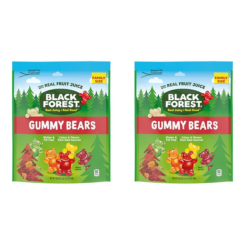 2-Pack 28.8-Oz Black Forest Gummy Bears Candy $11.52 + Free Shipping w/ Prime or on $35+