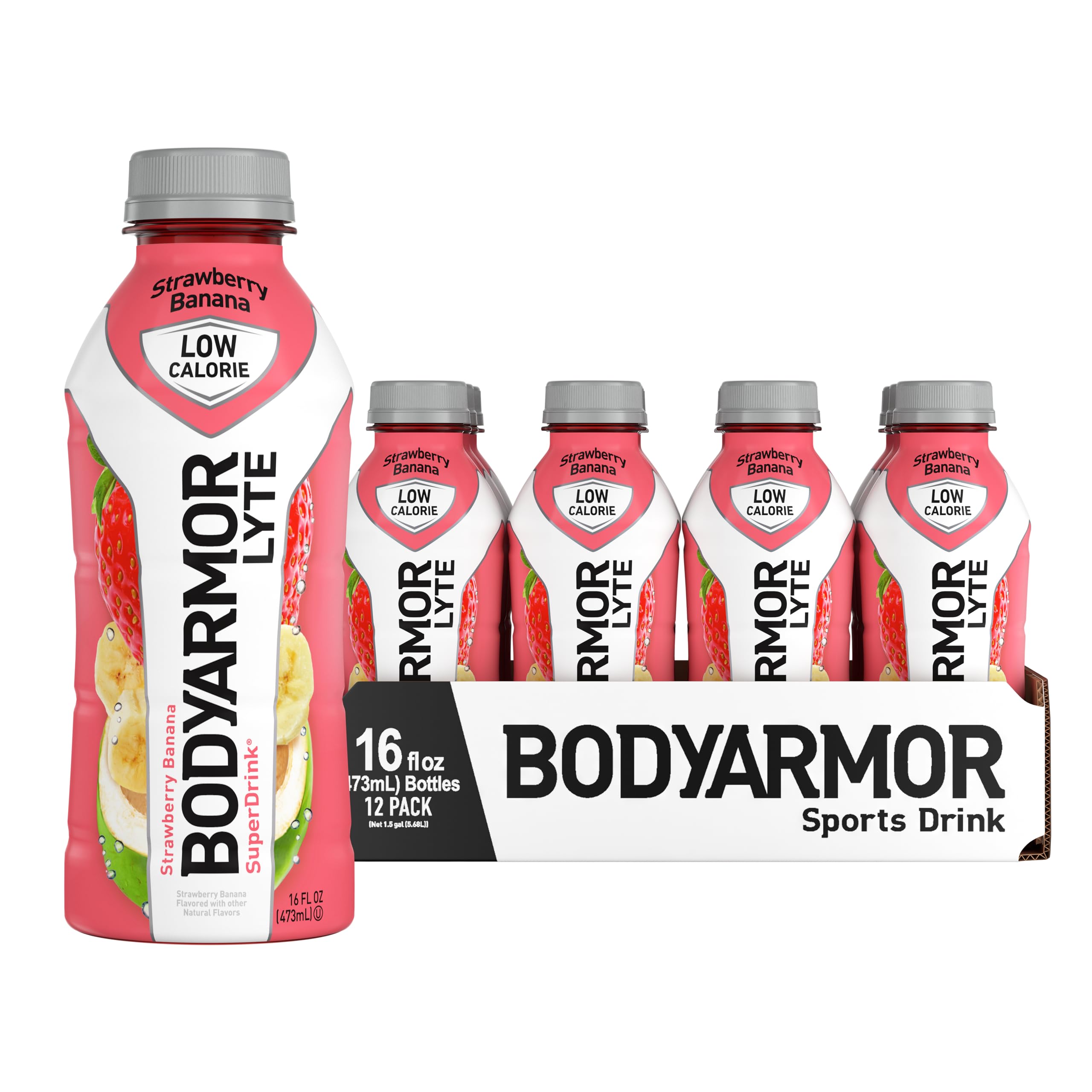 12-Pack 16-Oz BODYARMOR LYTE Sports Drink (Strawberry Banana) $6.93 w/ S&S + Free Shipping w/ Prime or on $35+
