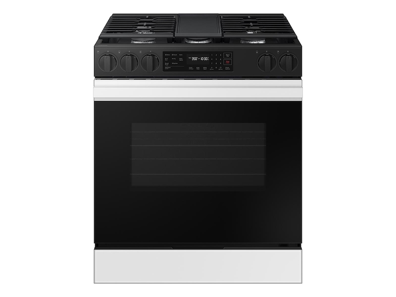 Samsung EPP: 6.0 cu. ft. Bespoke Smart Slide-In Gas Range w/ Air Fry & Precision Knobs (White Glass) $900 + Free Shipping