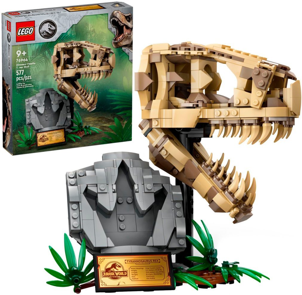 577-Piece LEGO Jurassic World Dinosaur Fossils: T. Rex Skull (76964) $32 + Free Shipping
