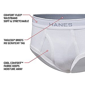 Hanes Boys White Briefs Value 6-Pack B252P6 : : Clothing, Shoes &  Accessories