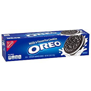 12-Count 5.25-Oz OREO Chocolate Sandwich Cookies $  13.70 ($  1.14 ea) w/ S&S + Free Shipping w/ Prime or orders $  35