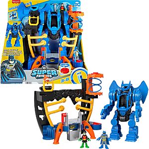 7-Piece Fisher-Price Imaginext DC Super Friends Batman Robo Command Center 2-In-1 Playset w/ 10" Robot $  18.37 + Free Shipping w/ Prime or $  35+