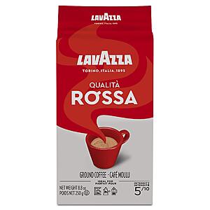 4-Pack 8.8-Oz Lavazza Ground Coffee Blend (Qualita Rossa, Medium Roast) $6.50 w/ Subscribe & Save