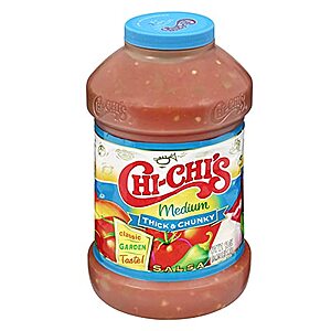 60-Oz Chi-Chi's Thick & Chunky Salsa (Medium) $  5.49 w/ S&S + Free Shipping w/ Prime or on $  25+