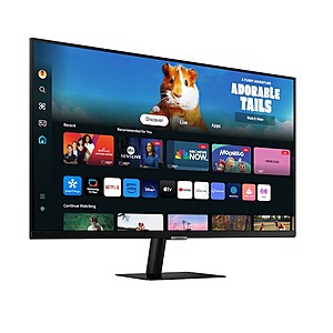 Samsung EPP: M50D FHD 60Hz Smart Monitor w/ Streaming TV & Speakers: 27" (White) $  160, 32" (Black) $  180 + Free Shipping