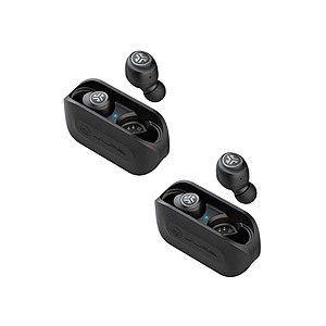 2-Pack JLab Go Air Wireless Bluetooth Earbuds + Charging Case $  20 + Free Shipping w/ Prime