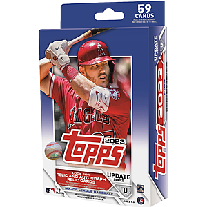 2023 Sports Trading Cards: Topps Baseball Updates Hanger Pack $  10, Panini Select Basketball Blaster Box $  14 & More  + Free Shipping