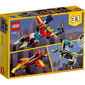 159-Piece LEGO Creator 3 in 1 Super Robot Building Kit $  5 + Free Shipping w/ Prime or on $  35+