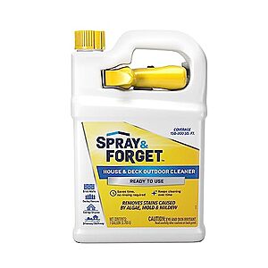 1-Gallon Spray & Forget Ready-to-Use House & Deck Outdoor Cleaner $  15 + Free Shipping w/ Prime or on orders $  35