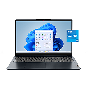 Walmart+ Members: Lenovo IdeaPad 1i Laptop: 15.6" FHD Display, Intel i5-1235U, 8GB RAM, 256GB SSD $299 + Free Shipping