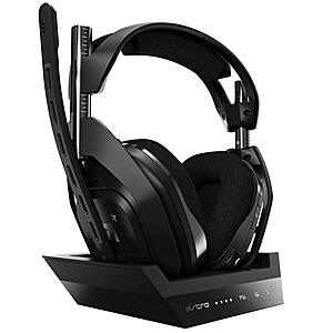 ASTRO Gaming A50 Wireless Headset w/ Base Station Gen 4 (PS5, PS4, PC, Mac, Black) $  150 + Free Shipping