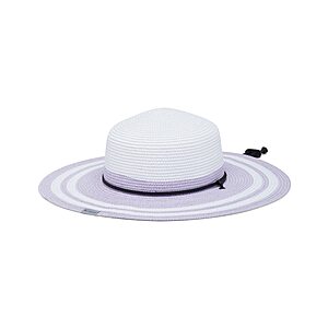 Columbia Women's Global Adventure Packable Hat II (Large/X-Large, White/Purple) $7 + Free Shipping w/ Prime or on $35+