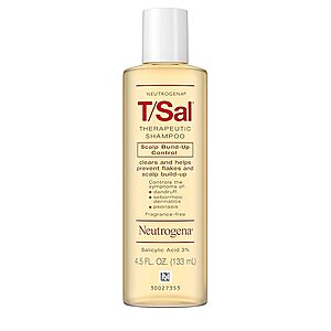 4.5-Oz Neutrogena T/Sal Therapeutic Hair Shampoo for Scalp Build-Up Control $  5.25 w/ S&S + Free Shipping w/ Prime or on $  35+