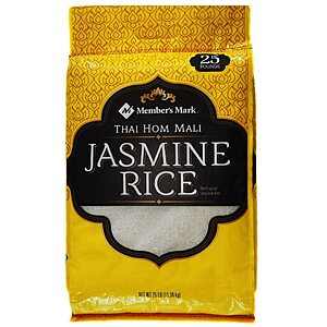 25-lbs Member's Mark Thai Jasmine Rice $18 