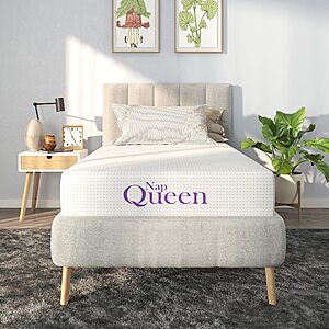 8" NapQueen Bamboo Charcoal Memory Foam Mattress (Twin) $74 + Free Shipping