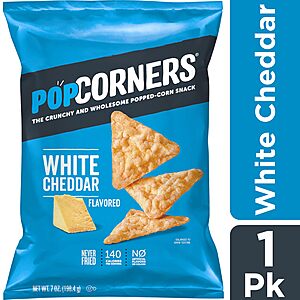 7-Oz Popcorner Popped Corn Chips (White Cheddar, Sea Salt) $  2.50 + Free Shipping w/ Prime or on orders over $  35