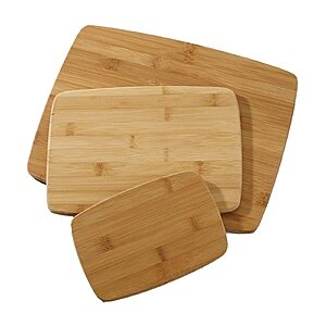 3-Piece Farberware Kitchen Bamboo Cutting Board Set (11x14", 8x10" & 8x5.5") $8.19 + Free Shipping w/ Prime or $35+