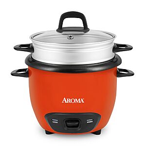 1.5-Quart AROMA Cooked Rice & Grain Cooker .50 + Free Shipping w/ Prime