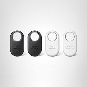 4-Pack Samsung Galaxy SmartTag2 Bluetooth Trackers (Black + White) $45 + Free Shipping w/ Prime