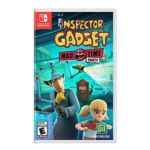 Inspector Gadget: Mad Time Party(Nintendo Switch) $9.99 + Prime 포함 또는 이상 주문 시 무료 배송
