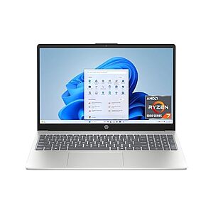 HP 15 Laptop: 15.6" FHD, Ryzen 7 5825U, 8GB RAM, 512GB SSD $299.99 + Free Shipping w/ Prime