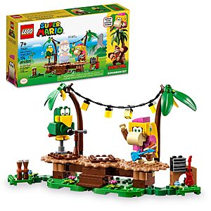 174-Piece Lego Super Mario Dixie Kong&rsquo;s Jungle Jam Expansion Set $15.57 + Free Shipping w/ Prime or on $35+