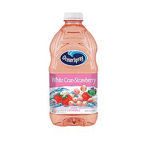 64-Oz Ocean Spray Juice: Cranberry Watermelon or White Cranberry Strawberry $2.35 w/ S&S & More