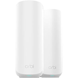 2-Pack NETGEAR Orbi 360 Series Dual-Band WiFi 7 Mesh System (RBE362)