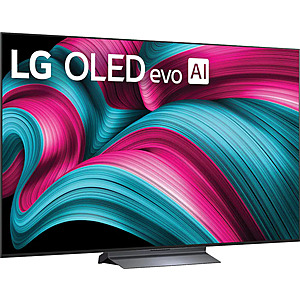 65" LG C5 OLED evo AI 4K UHD Smart TV $1100 + Free S&H
