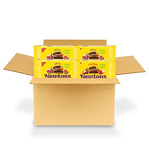4-Pack Newtons Soft Baked Fruit Bars Variety Pack