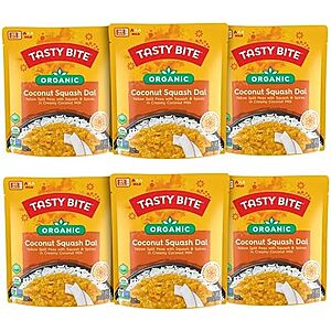 Tasty Bite Organic Coconut Squash Dal 6-Pack