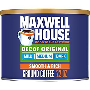 Maxwell House Decaf Original Medium Roast Ground Coffee