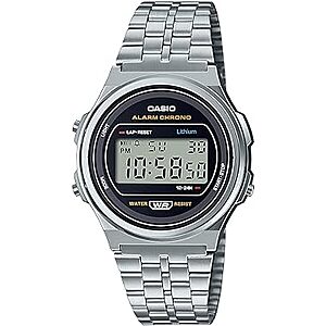 Casio Vintage Stainless Steel Bracelet Watch
