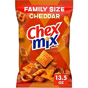 8-Pk 13.5-Oz Chex Mix Cheddar Snack Mix (Family Size) $15.05 