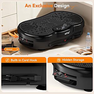 HTM Vibration Plate Exercise Machine w/ 9 Modes & 120 Speeds $42.50 + Free S&H $42.49
