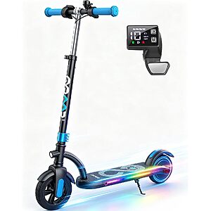 Gyroor H40 Kids 180W 10MPH Electric Scooter w/ LED Lights (2 colors) $90 + Free S&H