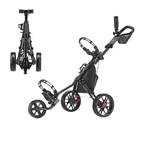 3-Wheel Caddytek CaddyLite V3 Foldable Golf Push Cart (Black) $78.90 + Free Shipping