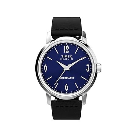 Timex Men's Marlin 40mm Watch (Black Strap, Blue Dial) $147.99 + Free Shipping w/ Prime