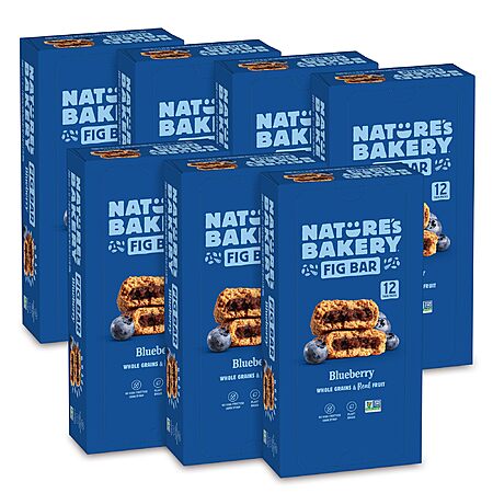 84-Count Nature's Bakery Whole Wheat Fig Bars (Blueberry) $30.72 w/ S&S + Free Shipping w/ Prime or on $35+