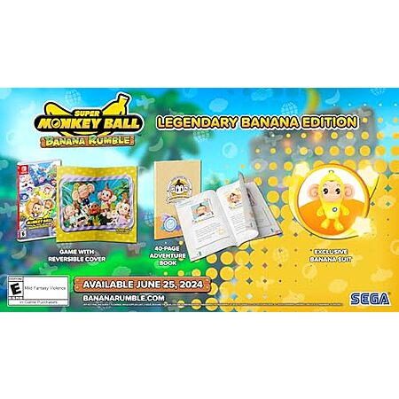 Super Monkey Ball Banana Rumble: Launch Edition (Switch) $15 + Free Shipping w/ Prime or on $35+