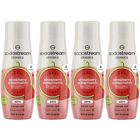 4-Pack 14.8-Oz SodaStream SodaStream Zero Strawberry Watermelon Drink Mix $7.60 w/ S&S + Free Shipping w/ Prime or on $35+